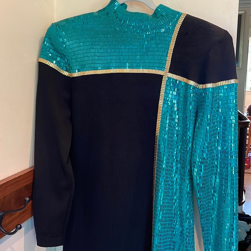 Beautiful St. John’s dress.